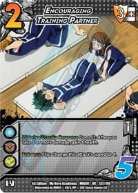 Encouraging Training Partner - UniVersus: My Hero Academia - UniVersus card