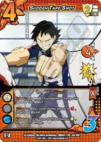 Sudden Tape Shot (XR) - UniVersus: My Hero Academia - UniVersus card