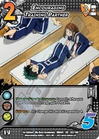 Encouraging Training Partner (XR) - UniVersus: My Hero Academia - UniVersus card