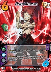Eijiro Kirishima - UniVersus: My Hero Academia - UniVersus card