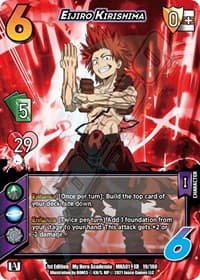 Eijiro Kirishima (XR) - UniVersus: My Hero Academia - UniVersus card