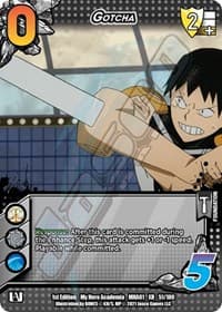 Gotcha (XR) - UniVersus: My Hero Academia - UniVersus card