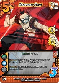 Hardened Chop - UniVersus: My Hero Academia - UniVersus card