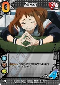 Release (XR) - UniVersus: My Hero Academia - UniVersus card