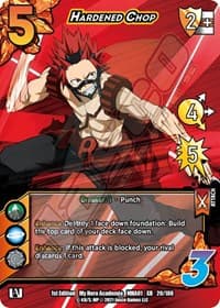 Hardened Chop (XR) - UniVersus: My Hero Academia - UniVersus card