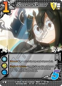 Observant Student - UniVersus: My Hero Academia - UniVersus card