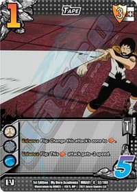 Tape - UniVersus: My Hero Academia - UniVersus card
