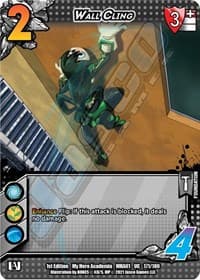 Wall Cling - UniVersus: My Hero Academia - UniVersus card