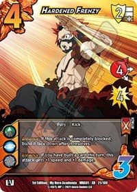 Hardened Frenzy (XR) - UniVersus: My Hero Academia - UniVersus card