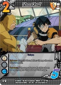 Think Fast! - UniVersus: My Hero Academia - UniVersus card