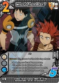 What's Their Plan? - UniVersus: My Hero Academia - UniVersus card