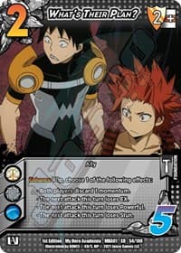 What's Their Plan? (XR) - UniVersus: My Hero Academia - UniVersus card