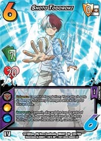 Shoto Todoroki - UniVersus: My Hero Academia - UniVersus card