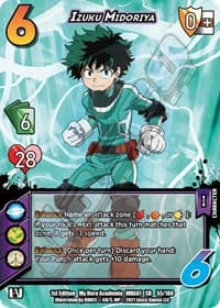 Izuku Midoriya (XR) - UniVersus: My Hero Academia - UniVersus card