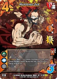 Hardened Jab (XR) - UniVersus: My Hero Academia - UniVersus card