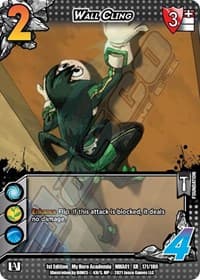 Wall Cling (XR) - UniVersus: My Hero Academia - UniVersus card