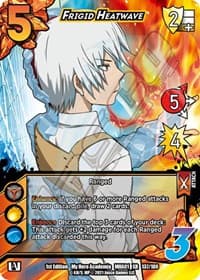 Frigid Heatwave (XR) - UniVersus: My Hero Academia - UniVersus card