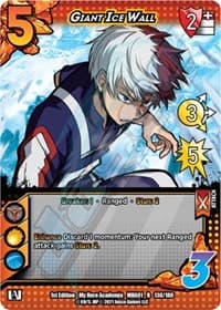 Giant Ice Wall (Misprint) - UniVersus: My Hero Academia - UniVersus card