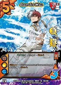 Giant Ice Wall (XR) - UniVersus: My Hero Academia - UniVersus card