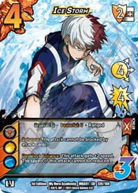 Ice Storm (XR) - UniVersus: My Hero Academia - UniVersus card