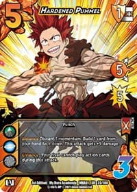 Hardened Pummel (XR) - UniVersus: My Hero Academia - UniVersus card