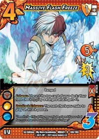 Massive Flash Freeze - UniVersus: My Hero Academia - UniVersus card