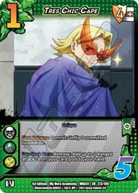Tres Chic Cape (XR) - UniVersus: My Hero Academia - UniVersus card