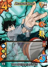 Delaware Smash (XR) - UniVersus: My Hero Academia - UniVersus card