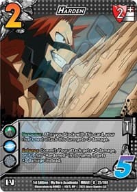 Harden - UniVersus: My Hero Academia - UniVersus card