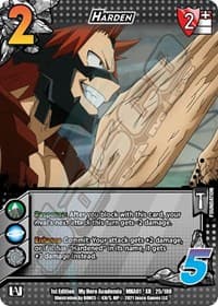 Harden (XR) - UniVersus: My Hero Academia - UniVersus card