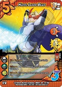 Navel Laser Beam - UniVersus: My Hero Academia - UniVersus card