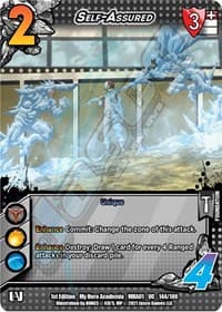 Self-Assured - UniVersus: My Hero Academia - UniVersus card
