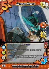 Reverse Throw - UniVersus: My Hero Academia - UniVersus card