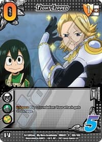 Tight Lipped - UniVersus: My Hero Academia - UniVersus card