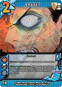ERASE! - UniVersus: My Hero Academia - UniVersus card
