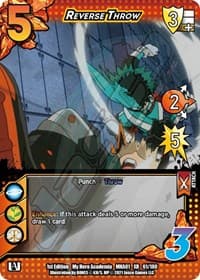Reverse Throw (XR) - UniVersus: My Hero Academia - UniVersus card