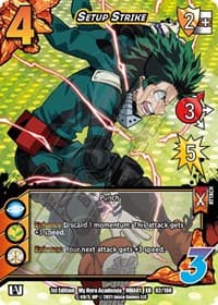 Setup Strike (XR) - UniVersus: My Hero Academia - UniVersus card