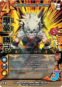 Nitro Explosion: Ignition (XSR) - UniVersus: My Hero Academia - UniVersus card