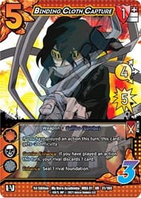 Binding Cloth Capture - UniVersus: My Hero Academia - UniVersus card