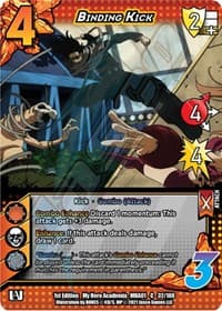 Binding Kick - UniVersus: My Hero Academia - UniVersus card