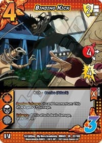 Binding Kick (XR) - UniVersus: My Hero Academia - UniVersus card