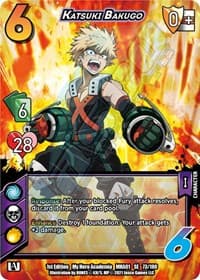 Katsuki Bakugo - UniVersus: My Hero Academia - UniVersus card