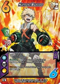 Katsuki Bakugo (XR) - UniVersus: My Hero Academia - UniVersus card