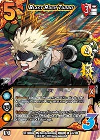 Blast Rush Turbo (XR) - UniVersus: My Hero Academia - UniVersus card