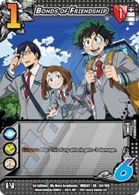 Bonds of Friendship (XR) - UniVersus: My Hero Academia - UniVersus card