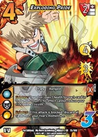 Exploding Pride (XR) - UniVersus: My Hero Academia - UniVersus card