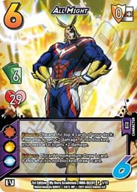 All Might - UniVersus: My Hero Academia DLC - UniVersus card