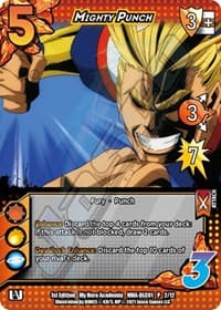 Mighty Punch - UniVersus: My Hero Academia DLC - UniVersus card
