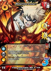Howitzer Impact (XR) - UniVersus: My Hero Academia - UniVersus card