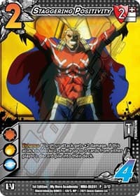 Staggering Positivity - UniVersus: My Hero Academia DLC - UniVersus card